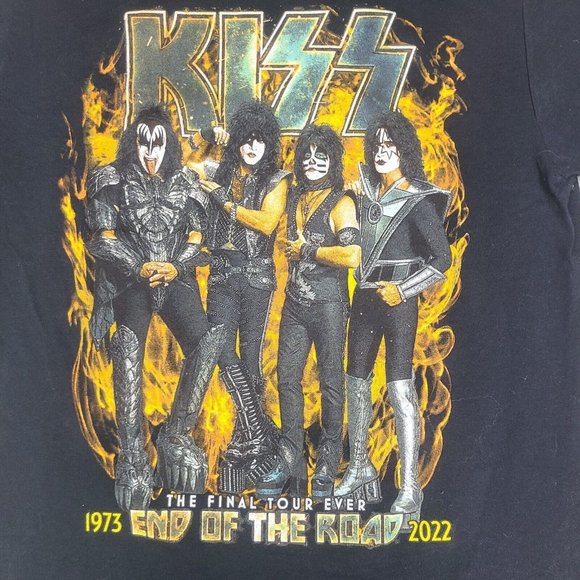 KISS  End Of The Road‎ Tour Event T-Shirt Size Medium - Picture 2 of 9
